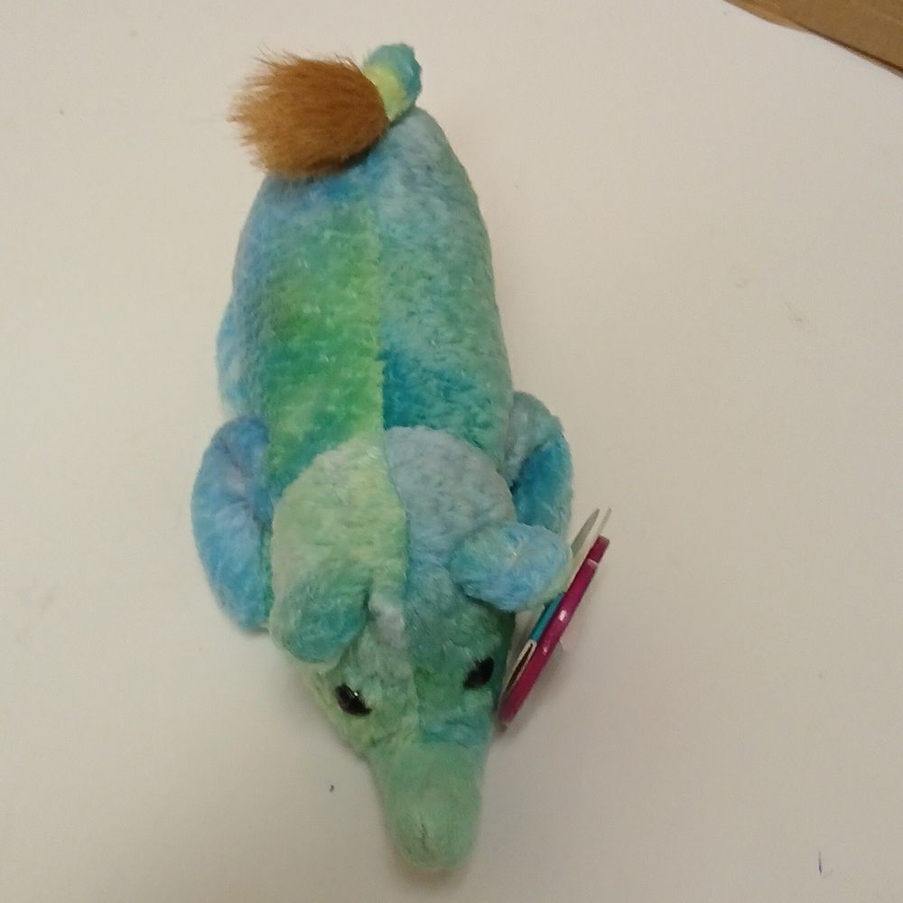 🩷AVON FULL O BEANS 1999, ROCKY THE RHINO COLLECTIBLE STUFFED PLUSHE